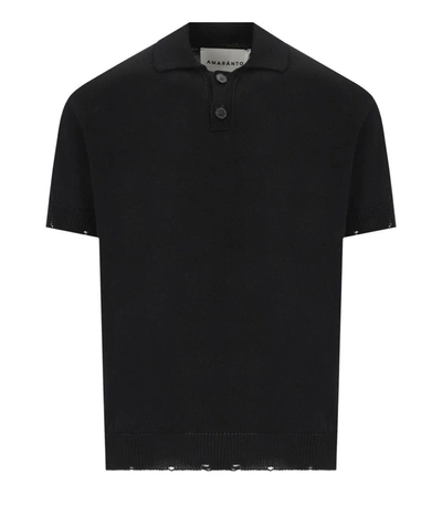 Shop Amaranto Amaránto  Black Poloshirt