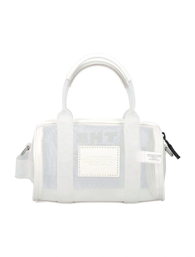 Shop Marc Jacobs The Mini Duffle Bag In White