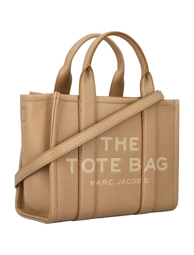 Shop Marc Jacobs The Mini Tote Leather Bag In Camel