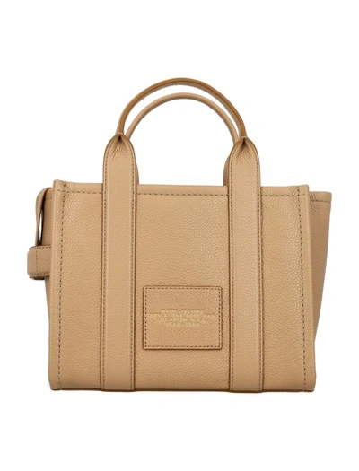 Shop Marc Jacobs The Mini Tote Leather Bag In Camel