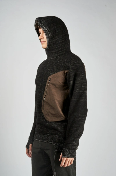 Shop Taichimurakami Displacement Hooded Sweater In 8