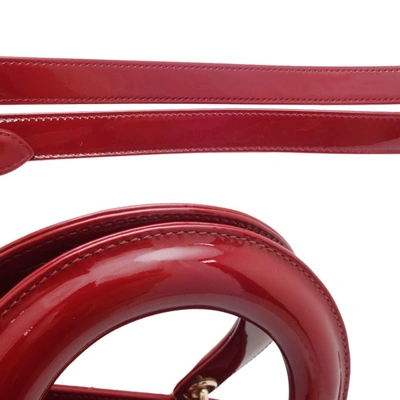 Shop Dior Lady  Red Leather Shopper Bag ()