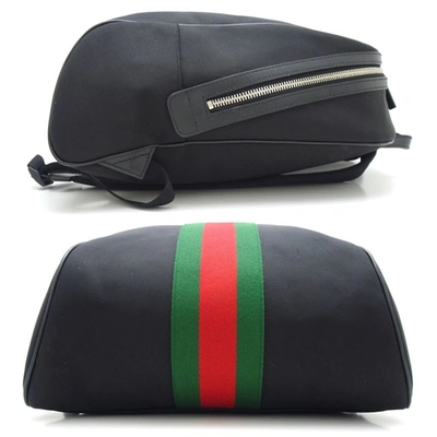 Shop Gucci Sherry Black Canvas Shopper Bag ()