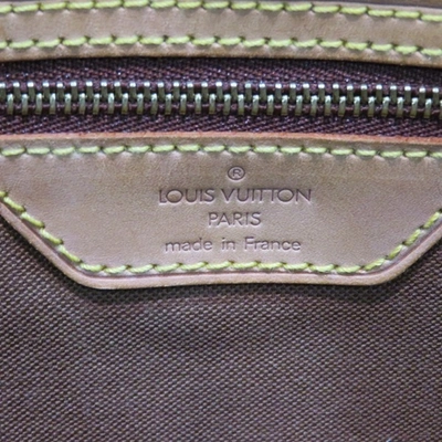 Pre-owned Louis Vuitton Mezzo Brown Canvas Tote Bag ()