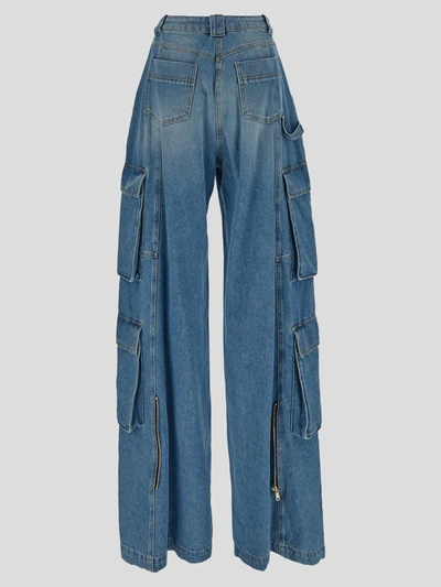 Shop Elisabetta Franchi Jeans In Clear Blue
