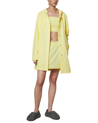 Shop Rains A-line Jacket In Yellow