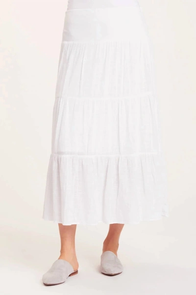 Shop Xcvi Sirius Tiered Skirt In White