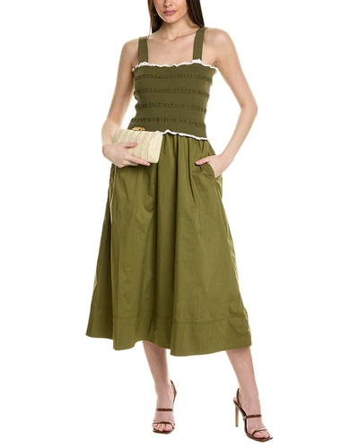 Shop Tanya Taylor Francesca Dress In Green