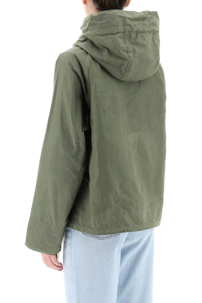Shop Barbour Nith Hooded Jacket With In Green