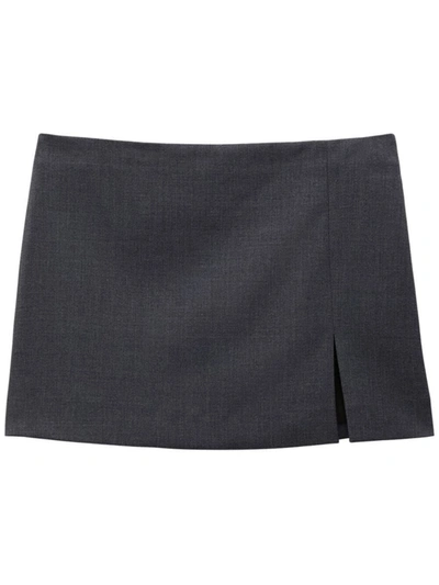 Shop Filippa K Tailored Mini Skirt Clothing In Grey