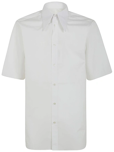 Shop Maison Margiela Short Sleeves Shirt Clothing In White