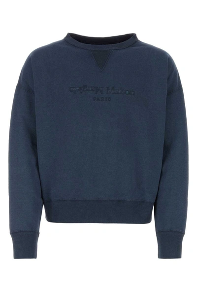 Shop Maison Margiela Sweatshirts In Blue