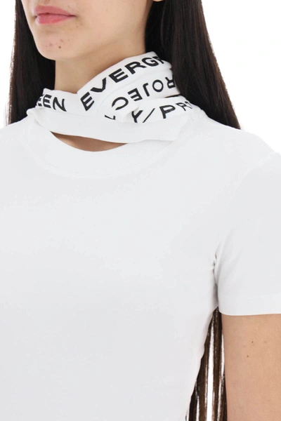 Shop Y/project Y Project "triple Collar T-shirt With In White