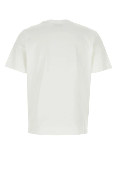 Shop Casablanca Unisex White Cotton T-shirt