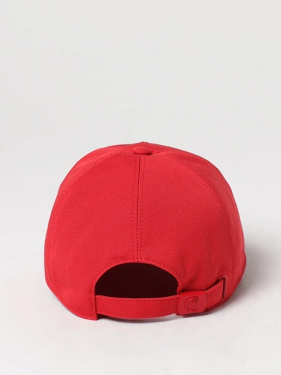 Shop Christian Louboutin Hat Men Red Men