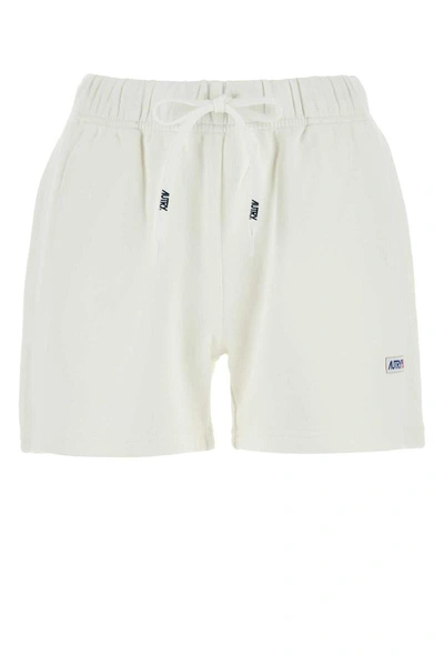 Shop Autry Shorts In White