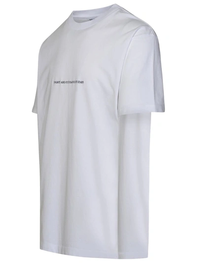 Shop Marcelo Burlon County Of Milan 'party Quote' White Cotton T-shirt