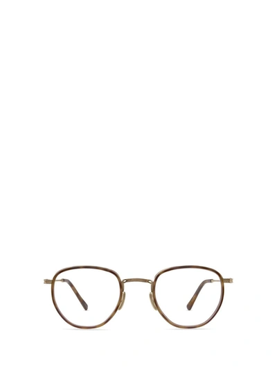Shop Mr Leight Mr. Leight Eyeglasses In Yellowjacket Tortoise-gold