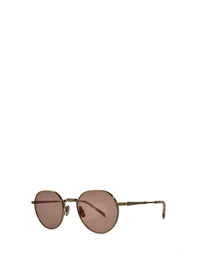 Shop Mr Leight Mr. Leight Sunglasses In Antique Gold-blonde Shell/semi-flat Tahitian Rose