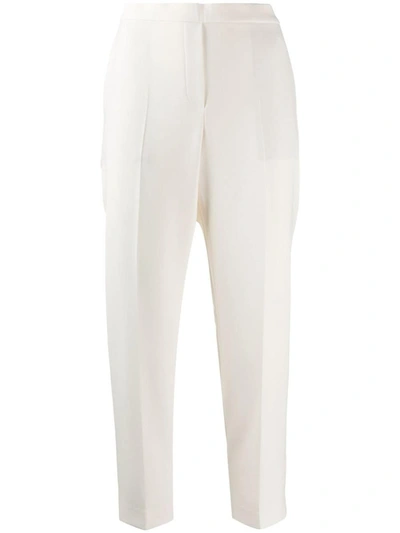Shop Theory Treeca Pull-on Pants In Ivory