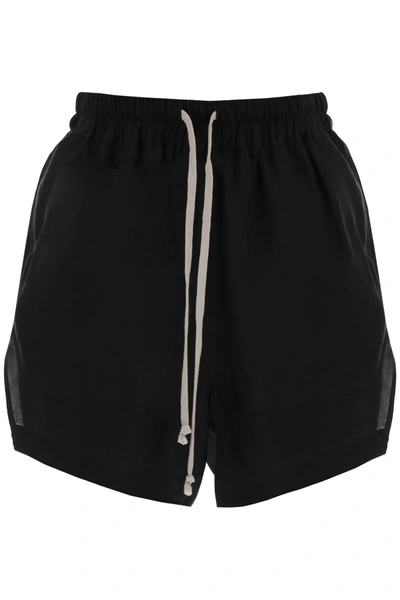 Shop Rick Owens Japonette Sporty Shorts Women In Black