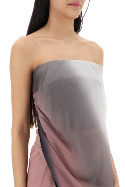 Shop Rick Owens Long Strapless Top Without Shoulder Women In Multicolor