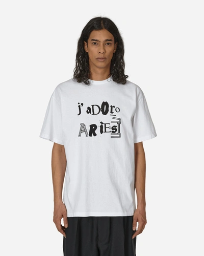 Shop Aries J Adoro  Ransom T-shirt In White