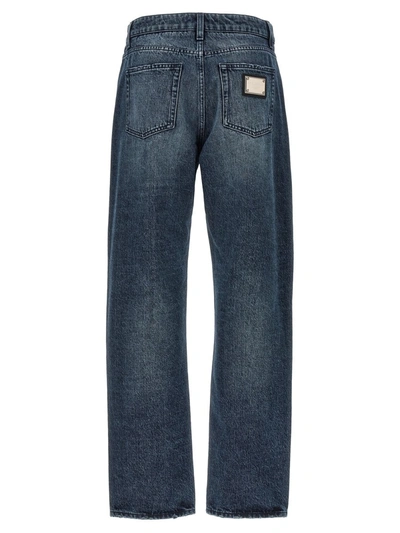Shop Dolce & Gabbana Boyfriend Jeans In Denim