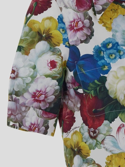 Shop Dolce & Gabbana Floral Shirt In Multicolour