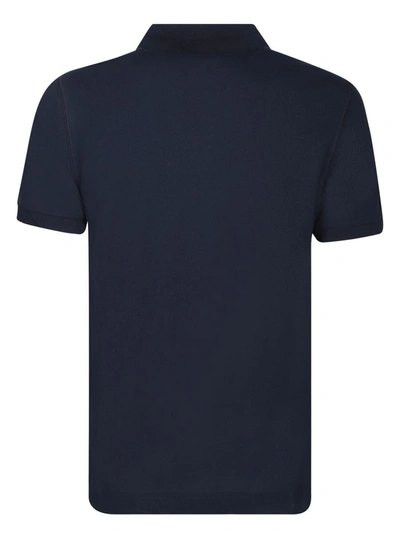 Shop Dolce & Gabbana Blue Cotton Polo Shirt In Blu Scurissimo 1