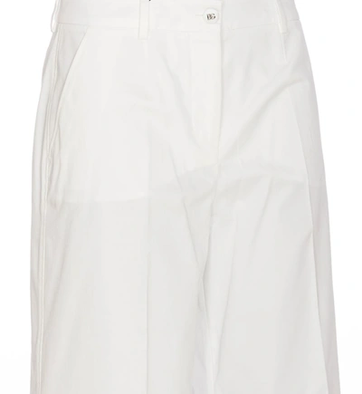 Shop Dolce & Gabbana Trousers In White