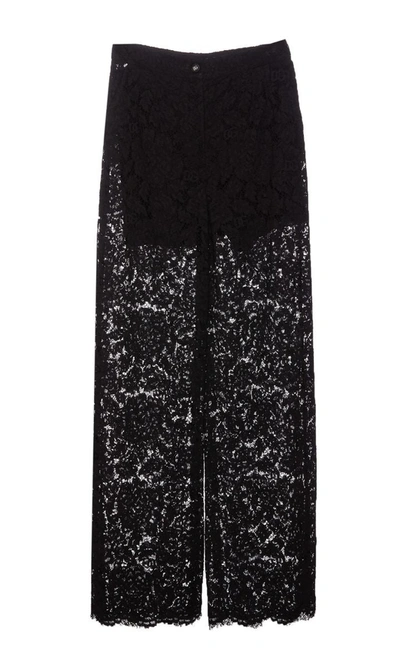 Shop Dolce & Gabbana Trousers In Black