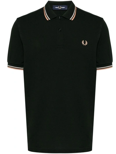 Shop Fred Perry Fp Twin Tipped Shirt Clothing In Grey