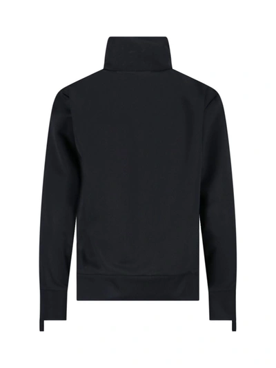 Shop Golden Goose Star Zipped Sweatshirt In Black