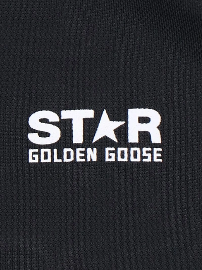 Shop Golden Goose Star Zipped Sweatshirt In Black