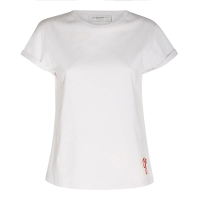 Shop Golden Goose Doris Cotton T-shirt In White