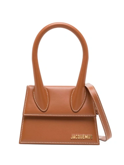Shop Jacquemus Bags In Light Brown 2