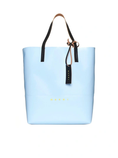 Shop Marni Shoulder Bags In Blue
