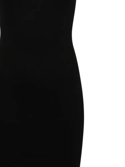 Shop Off-white Black Cotton Mini Dress