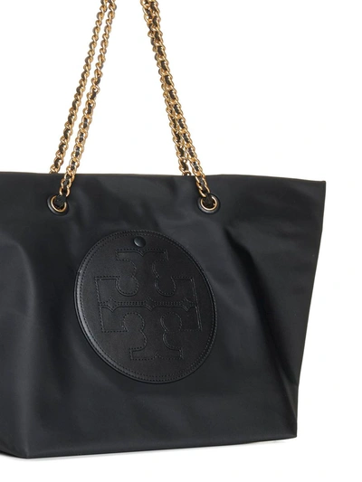 Shop Tory Burch Black Fabric Bag