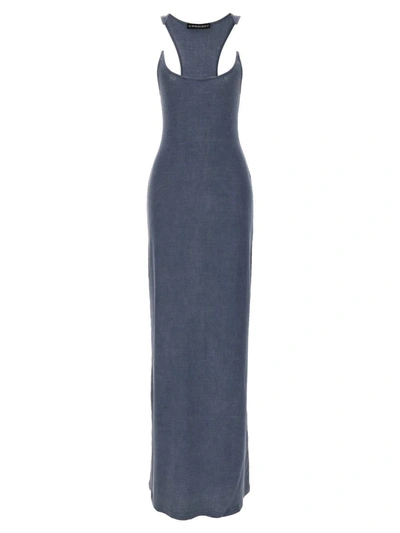 Shop Y/project 'invisible Strap' Dress In Blue
