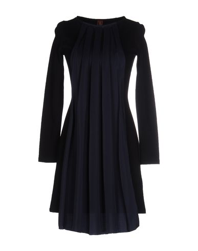 Dondup Short Dress In Black | ModeSens