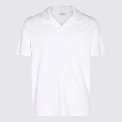 Shop Altea White Cotton Polo Shirt