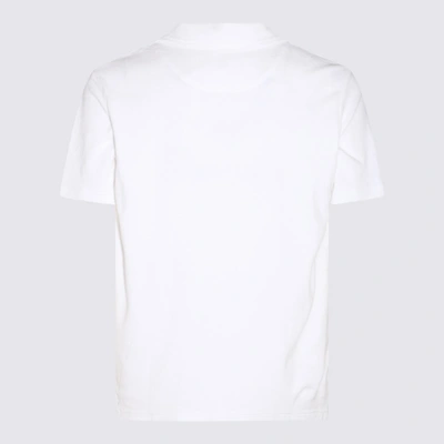 Shop Altea White Cotton Polo Shirt