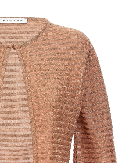 Shop Antonino Valenti 'linda Carrara' Bolero Cardigan In Pink