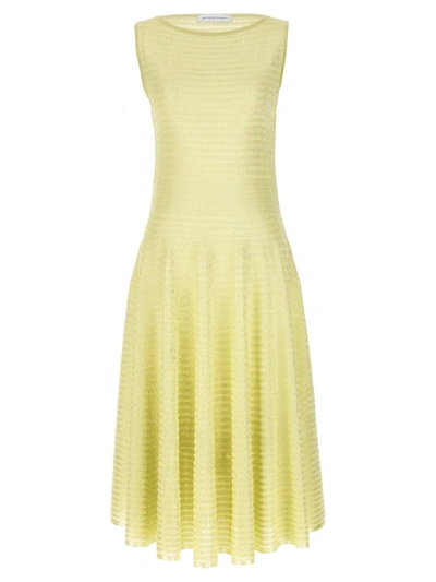 Shop Antonino Valenti 'rosa Bonheur' Dress In Yellow