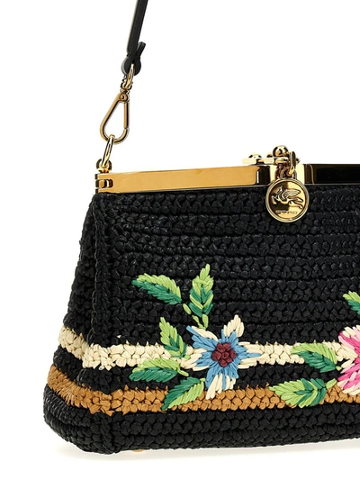 Shop Etro 'vela Mini' Shoulder Bag In Black