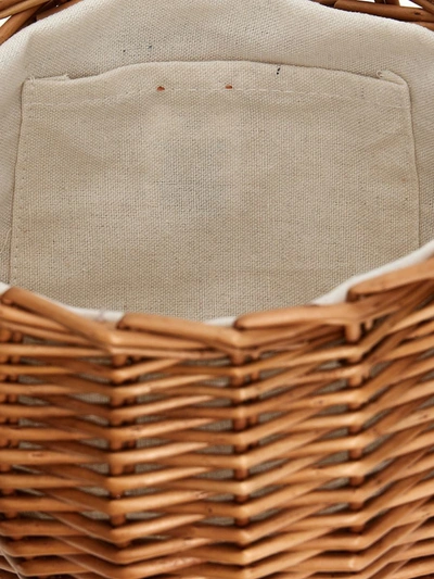 Shop Fortela 'wicker' Basket In Multicolor