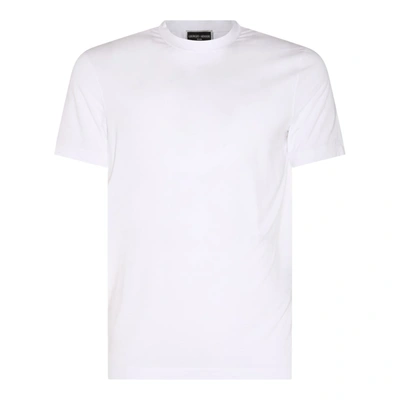 Shop Giorgio Armani T-shirts And Polos