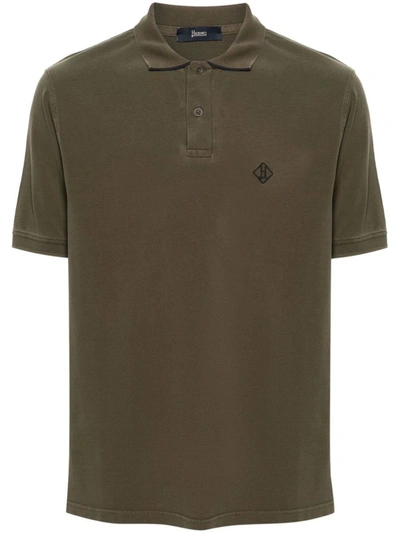 Shop Herno T-shirts And Polos Green